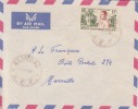 ALINDAO > TRANSIT > BANGUI - OUBANGUI - AFRIQUE - COLONIES - AVION - LETTRE - MARCOPHILIE - Cartas & Documentos