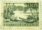 Finland 1967 Canoe By A Lake 0.05 - Used - Used Stamps