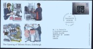 2001  Official Opening Of Tallents House, Edinburgh Commemorative Cover To Canada - Cartas & Documentos