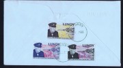 LUNDY IS.  1965  Churchill  FDC - Lokale Uitgaven