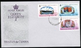 1977 Tristan Da Cunha. FDC. Silver Jubilee. Queen Elizabeth II.   (H144c001) - Tristan Da Cunha