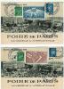 FOIRE DE PARIS - OCTOBRE 1942 AVEC BELLES VIGNETTES ( 2 CARTES ) - 1940-1949