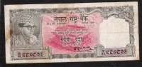 NEPAL  P14  10 RUPEES   1961 Signature 3 FINE - Népal