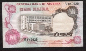 NIGERIA  P15b 1 NAIRA 1973 #DO/18  Signature 2     XF - Nigeria