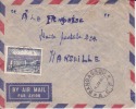 BANGASSOU > TRANSIT > BANGUI - OUBANGUI - AFRIQUE - COLONIES - AVION - LETTRE - MARCOPHILIE - Lettres & Documents