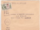 BANGUI - OUBANGUI - AFRIQUE - COLONIES - AVION - LETTRE - FLAMME - MARCOPHILIE - Lettres & Documents