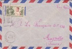 BANGUI - OUBANGUI - AFRIQUE - COLONIES - AVION - LETTRE - FLAMME - MARCOPHILIE - Lettres & Documents