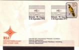 SOUTH AFRICA, 1990. Bird,  Helvetia 90´ Int. Philatelic Exhibition, Geneva,  Date-Stamp Card - Covers & Documents