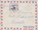 Boké (petit Bureau) Guinée Maritime Guinéa Afrique Colonie Française Lettre Avion Pour Marseille Marcophilie Rare - Storia Postale