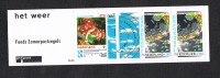 NEDERLAND CARNET  ZOMERZEGELS  HET WEER  1990 ** - Postzegelboekjes En Roltandingzegels