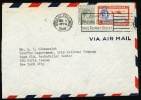 1940 Bahamas. Cover Sent To New York. Nassau. Bahamas Dec.2.1940. (H187c001). - Bahama's (1973-...)
