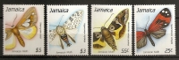 Jamaique Jamaica 1989 N° 743 / 6 ** Faune, Lépidoptère , Papillons, Syntomidopsis, Himantoides, Hypercompe, Sthenognatha - Jamaique (1962-...)