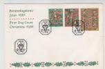 Norway FDC 25-11-1981 Christmas Stamps With Cachet - FDC