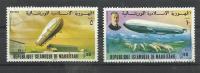 LOT De 2 Timbres De " ZEPPELIN " , De La REPUBLIQUE ISLAMIQUE DE MAURITANIE - Zeppelins