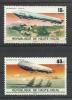 LOT De 2 Timbres De " ZEPPELIN " , De HAUTE VOLTA - Zeppeline