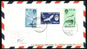 1964 Gilbert & Ellice Islands. Registered Letter, Cover Sent To USA. Tarawa 20.Jul.64. (H146c004) - Gilbert & Ellice Islands (...-1979)