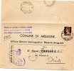 1944 LETTERA CON ANNULLO MESAGNE BRINDISI - Marcophilia