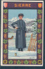 Sierre Et Environs, Costume, Tracht, Luge, En Hiver, - Sierre