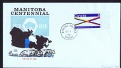 1970  Manitoba Centennial Sc 505 Cole Cover - 1961-1970