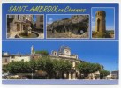 CPM - SAINT-AMBROIX (30) En Cévennes - Multivues Avec Flamme 1999 - Saint-Ambroix