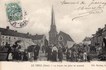 61 LE THEIL - La Place Un Jour De Marché - Altri & Non Classificati