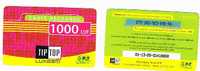 LUSSEMBURGO (LUXEMBOURG) - P&T GSM RECHARGE - TIPTOP 1000 LUF   EX. 05.2004 - USED - RIF. 7919 - Luxembourg