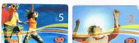 MALTA - GO MOBILE RECHARGE GSM   - YOUTH CELEBRATING  (LOT OF 2 DIFFERENT)   - USED - RIF. 7812 - Malte