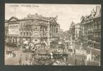LONDON , PICADILLY CIRCUS, VINTAGE POSTCARD - Piccadilly Circus