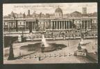 LONDON , TRAFALGAR SQUARE AND NATIONAL GALLERY, VINTAGE POSTCARD - Trafalgar Square