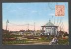 EASTBOURNE, REDOUBT BANDSTAND, VINTAGE POSTCARD - Eastbourne