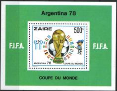 Mint  S/S Sport Soccer  Football WM Argentina 1978 From Zaire - 1978 – Argentina