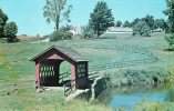 23303  Stati  Uniti,  Vermont, Wilmington,  One  Of  The  Smallest  Covered  Bridges In The  State Of  Vermont, VG 1985 - Sonstige & Ohne Zuordnung