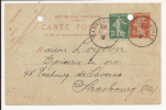 V453 - Provisoire SARREGUEMINES - 1919 - Type Semeuse - - Other & Unclassified