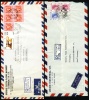 1957, 1984 Hong Kong. Two Registered Air Mail Letters, Covers Sent To Germany.  (H93c006) - Andere & Zonder Classificatie
