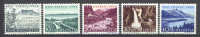 Delcampe - Svizzera Pro Patria 1954 Unif. 548/52 **/MNH VF - Ongebruikt