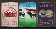 Pays-Bas Netherlands 1974 Avec Vaches Cows Ensemble Complete MNH ** Neuf Sans Charnier - Unused Stamps