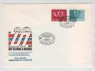 Norway FDC Interjunex-Norway 25-8-1972  Overprinted Stamps With Cachet - FDC