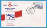 1984 X  JUGOSLAVIJA SPORT SARAJEVO OLIMPIADI  SKIING  SKI DE FOND  SPECIAL CANCELATION - Briefe U. Dokumente