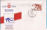 1984 X  JUGOSLAVIJA SPORT SARAJEVO OLIMPIADI  SKIING  SKATING SPEED  SPECIAL CANCELATION - Inverno1984: Sarajevo