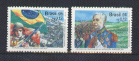 Brasil 1995 YT2220-21 ** Aniversarios Militares:  Toma De Monte Castello, Pacificación De La Revolucion De Farroupilha. - Usados