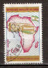 Timbre Congo Y&T Poste Aérienne N° 233 Oblitéré. 13e Anniversaire De L'O.U.A. 60 F. Cote 0.30 € - Gebraucht