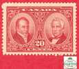 Canada # 148 Scott - Unitrade - Mint - 20 Cents - Baldwin & Lafontaine - Dated: 1927 - Ongebruikt