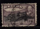 Ceylon Used 1935, 10c Hill Paddy Rice, As Scan, KG V, - Ceylan (...-1947)