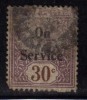 Ceylon Used 1895, 30c Service. - Ceylon (...-1947)