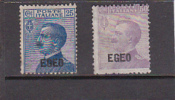 Italy-Aegean Islands 1912 Definitives MH - Aegean