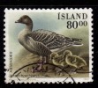 Iceland Used 1990, 80k Bird, Goose., - Oblitérés