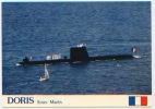 Sous-marin Doris, Photo Prise à Toulon Lors De La Revue Navale Faite Par M. Giscard D'Estaing Le 11 Juillet 1976 - Sous-marins