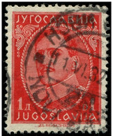 Pays : 507,1 (Yougoslavie : Royaume De)   Yvert Et Tellier N° :   213 (B) (o) - Used Stamps