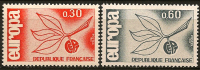 FRANCE - Yvert  -  1455/56** - Cote 2 € - 1965