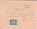 COTE D´IVOIRE - 1957 - Colonies Francaises,Afrique,avion, Lettre,marcophilie - Lettres & Documents